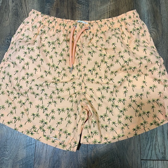 Zara Orange Swim Shorts - Picture 1 of 4